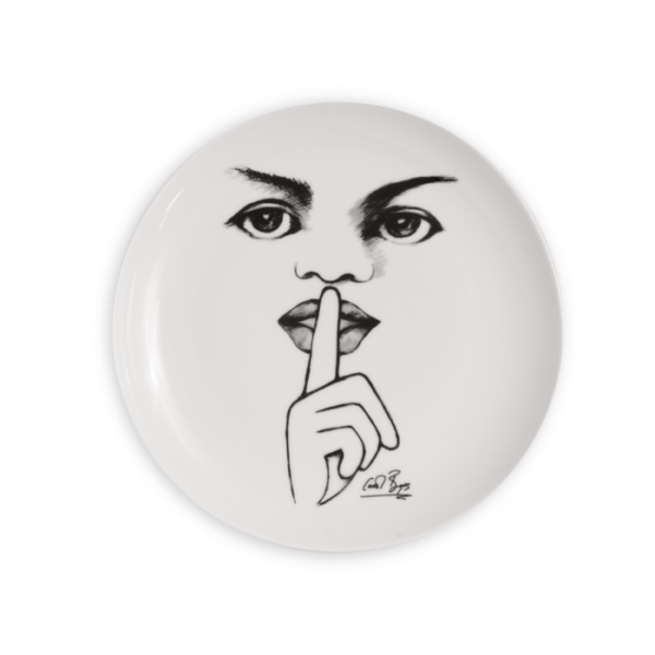 SIDE PLATE SET OF 4 \ It's A Secret!