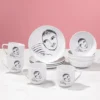 DINNER PLATE SET OF 4 \ Let's Face It!