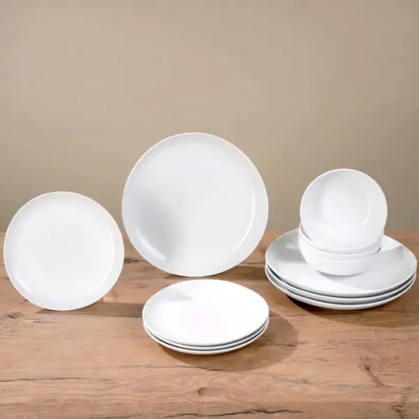DINNERWARE 12pc SET \ Swirl